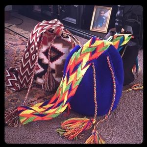 beautiful Wayuu bags are made from the Wayuu